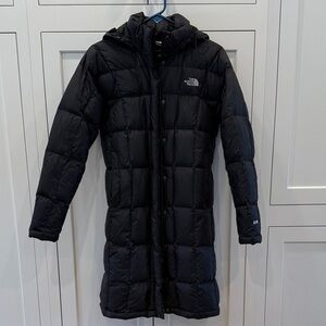 The North Face Black Quilted Long Jacket Women’s